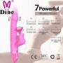 Vibrador Rabbit Rotativo com Aquecimento Vai e Vem