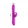 Vibrador Rabbit Rotativo Vai e Vem Pretty Love Ward