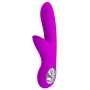 Vibrador Recarregável com Estimulador Clitoriano Pretty Love Carol