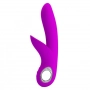 Vibrador Recarregável com Estimulador Clitoriano Pretty Love Carol