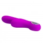 Vibrador Recarregável com Estimulador Clitoriano Pretty Love Carol