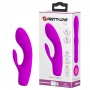 Vibrador Recarregável com Estimulador Clitoriano Pretty Love Tim