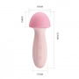 Vibrador Recarregável em Formato de Cogumelo