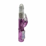 Vibrador Rotativo 36 Funções com Estimulador Clitoriano 22 x 3 cm 