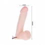 Vibrador Rotativo Pênis Realístico em CyberSkin 19 x 4 cm