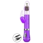 Vibrador Rotativo Vai e vem 6 Velocidades e 9 Vibrações Recarregável Roxo