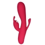 Vibrador Tripla Estimulação Clitóris, Ânus e Vagina Vermelho Vibrador Tripla Estimulação Clitóris, Ânus e Vagina Vermelho
