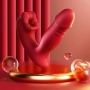 Vibrador Vai e Vem com Boca Estimuladora por App Recarregável Vibrador Vai e Vem com Boca Estimuladora por App Recarregável