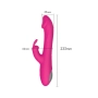 Vibrador Vai e Vem com Estimulador Rabbit Pink Vibrador Vai e Vem com Estimulador Rabbit Pink