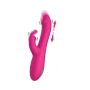 Vibrador Vai e Vem com Estimulador Rabbit Pink Vibrador Vai e Vem com Estimulador Rabbit Pink